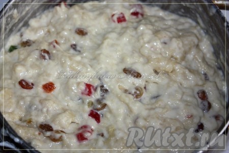 Получится вот такая консистенция теста