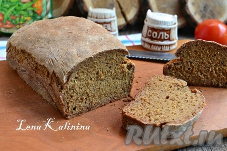 Ржаной хлеб на солоде в духовке