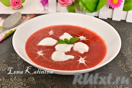 Клубничный суп