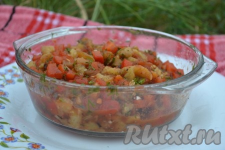 Овощная икра с дымком