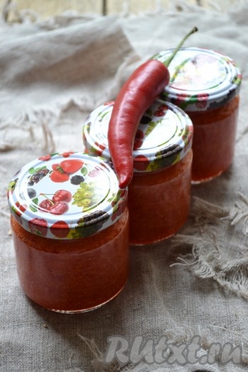 Закуска из острого перца на зиму