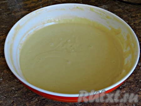 Замесить густое вязкое тесто.
