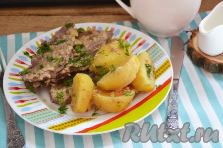 Рецепт свиной печени в мультиварке