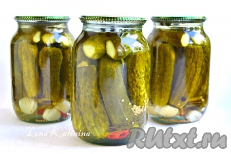 Огурцы, маринованные с лимонной кислотой, на зиму 
