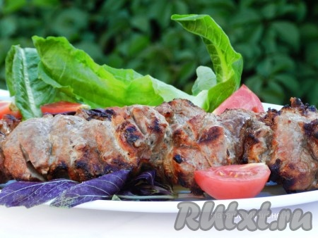 Шашлык из свинины в соевом соусе