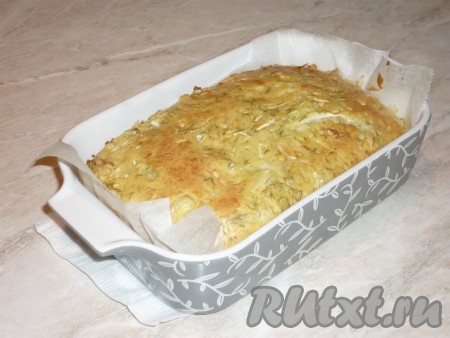 Затем достать из духовки и дать остыть.
