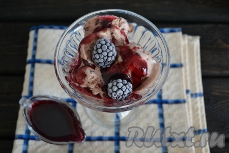 С мороженым особенно вкусно!
