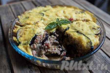 Рецепт мусаки с баклажанами и фаршем