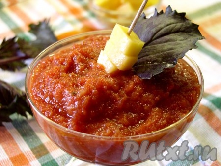 Кетчуп для пиццы с курагой