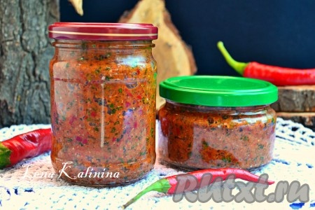 Рецепт абхазской аджики на зиму