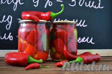 Перец "Бараний рог" на зиму