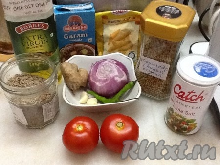 Для приготовления креветок по-индийски Вам понадобятся специи.