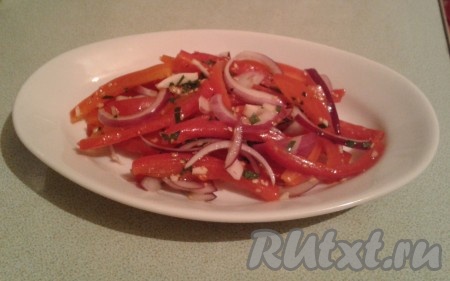 Сладкий перец по-корейски