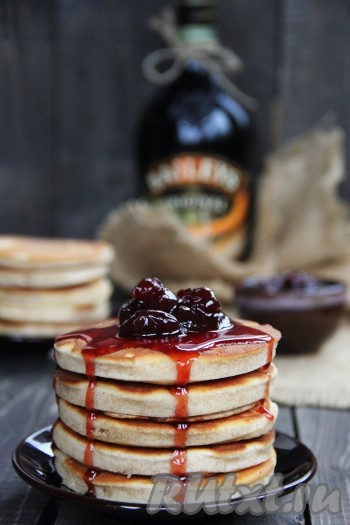 На фото видно, какими пышными получились панкейки с корицей. А какие они ароматные!