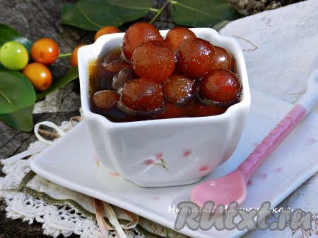 Вкусное и полезное варенье из зизифуса готово.