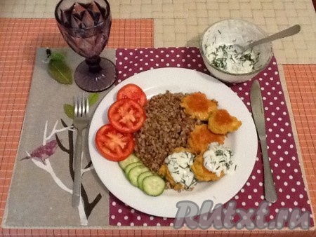 Куриные котлетки с карри