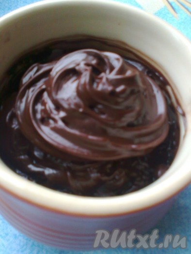  Вот такой густой домашний шоколад у нас получился. 