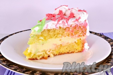 Это тортик "Валенсия" в разрезе.