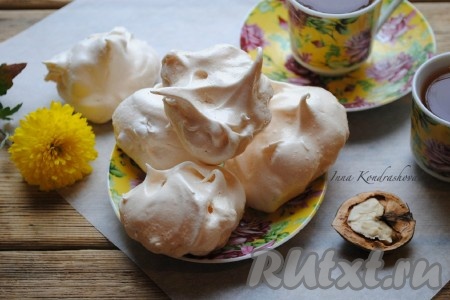 Рецепт безе с орехами