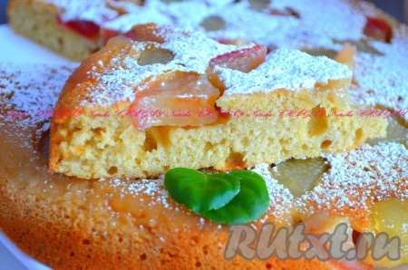 Рецепт пирога-перевертыша с яблоками