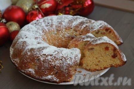 Вкусный и ароматный королевский кекс - отличная выпечка к праздничному столу.
