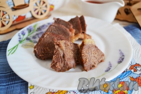 Мясо настолько нежное, что просто тает во рту.