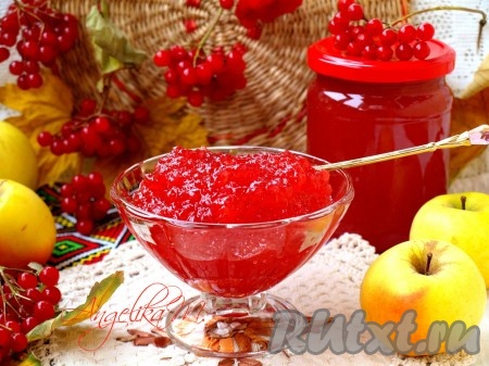 Джем из яблок и калины