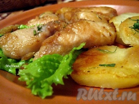 Рыба в соевом соусе с карри