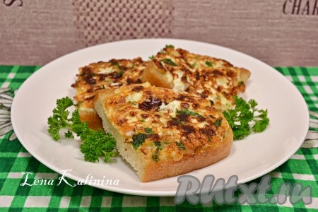 Горячие бутерброды с плавленным сыром