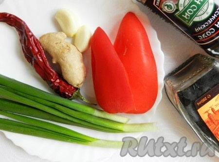 Продукты, необходимые дя маринада