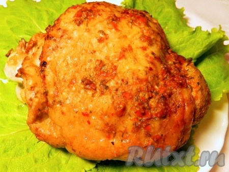 Запеченное мясо индейки в рукаве