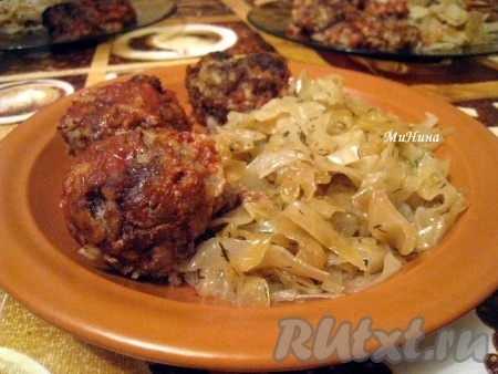 Тефтели в томатном соке