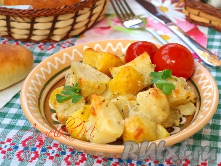 Румяный запечённый картофель
