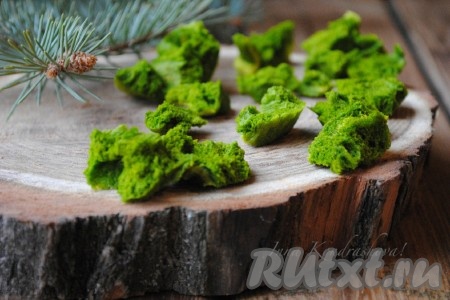 Бисквитный мох в микроволновке