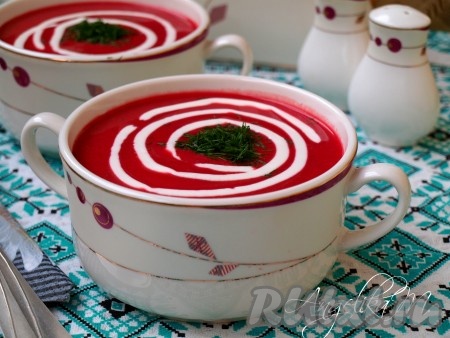 Суп-пюре из свёклы