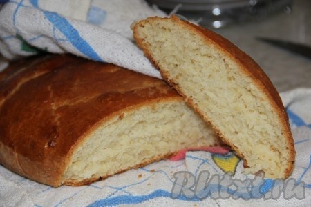 Хлеб на кислом молоке в духовке