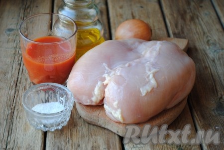 Ингредиенты для приготовления мясной подливы к макаронам.