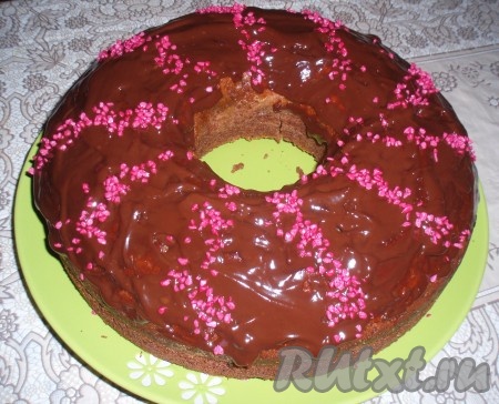 «Черный кекс» с вареньем