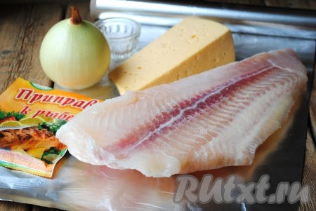 Ингредиенты для приготовления филе пангасиуса в духовке 