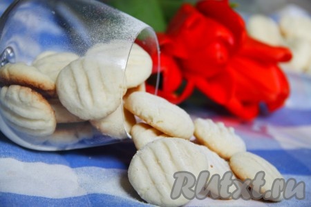 Печенье с крахмалом без яиц