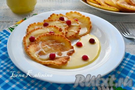 Рецепт оладий на сухом молоке