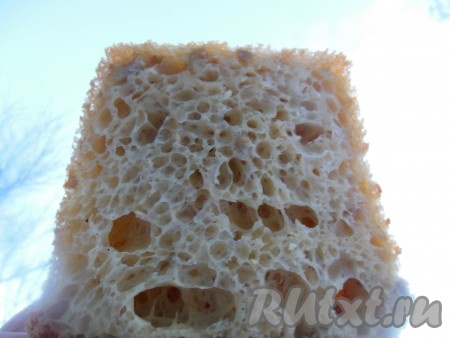 На фото видно, каким получается мякиш. Вкусно и полезно! Рекомендую!