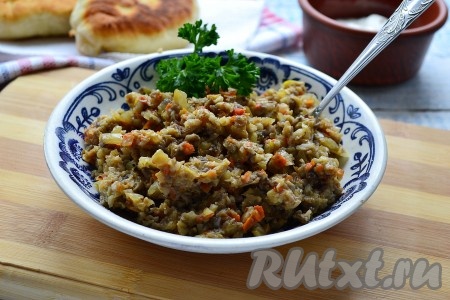 Грибная начинка для пирожков