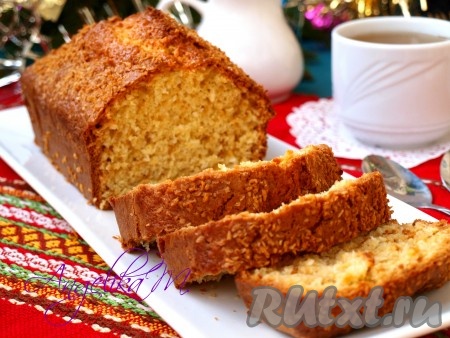Рецепт кекса с кокосовой стружкой