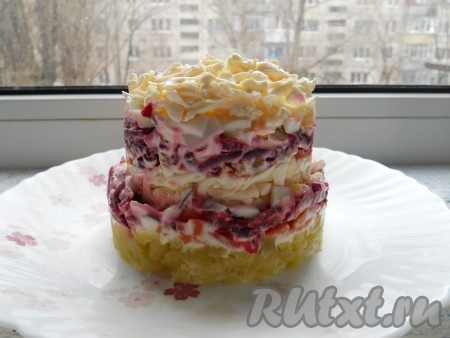 Затем аккуратно оба кольца убрать.