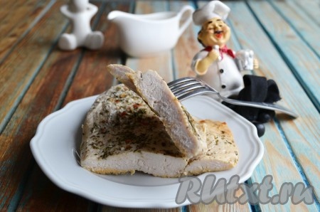 Диетическое куриное филе в фольге в духовке