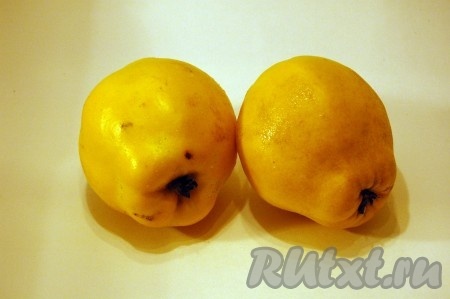 Приготовим айву.