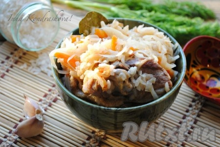Солянка с рисом и капустой