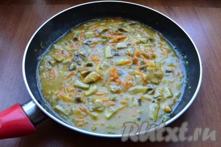 Грибная подлива готова!