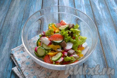 Аккуратно перемешать.